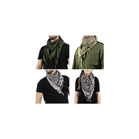 Buy Elu Shemagh Scarf Men - Women /100% Cotton Military Shemagh ...
