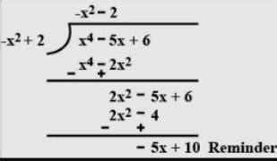 Divide the polynomial p(x) by the polynomial g(x) and find the quotient ...