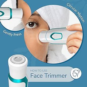 Caresmith Bloom 4 in 1 Face & Body Hair Trimmer for Women | 3 Heads ...