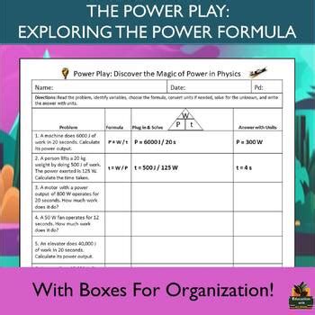 Image result for Free Science Lesson Power