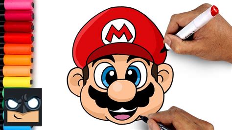 Drawing Tutorial Mario Characters 的图像结果