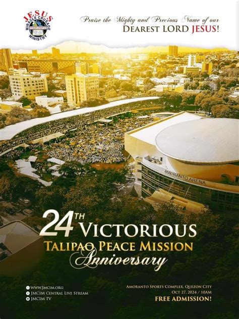 24th Talipao Peace Mission, Amoranto Sports Complex, Roces Avenue ...