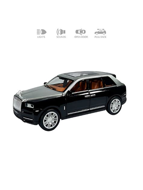 Rolls Royce Cullinan Diecast Car Model 1:22 Scale - Sliver Metal ...