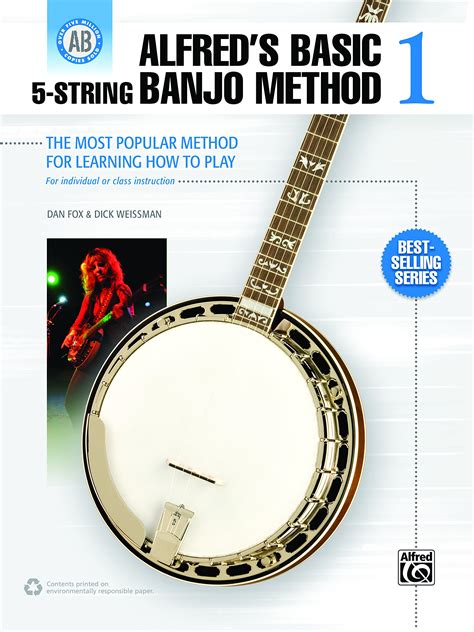 Buy Alfred's Basic 5-String Banjo Method 1: The Most Popular Method for ...