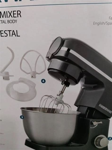 Farberware 5 Quart 600W 6-Speed Professional Stand Mixer with Beater ...