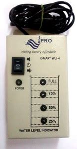 iSmart Water Level Indicator with Tank Full Alarm (WLI-4) Wired Sensor ...