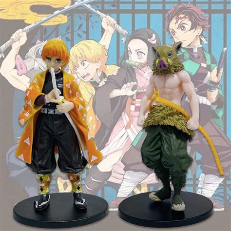 Buy 6 Pcs Anime Action Figure Set - 5.7 inches Demon Slayer Toys ...