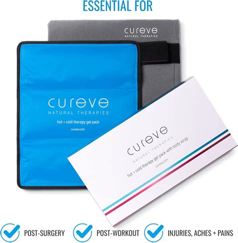 Buy Large Hot and Cold Therapy Gel Pack with Wrap by Cureve (12 x 15 ...
