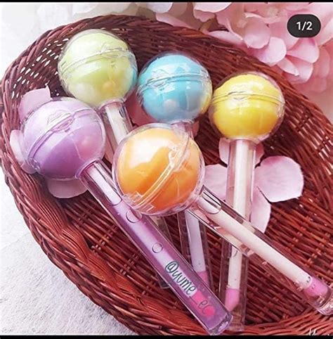 Buy Pink Shimmer Lollipop 2in1 Fruity Lip Balm & Lip Gloss, 7g Online ...