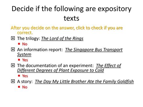 Image result for Examples of Expository Texts Information