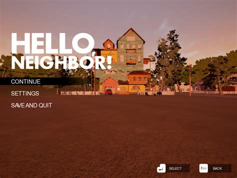 Image result for Hello Neighbor Main Menu 1 Hour