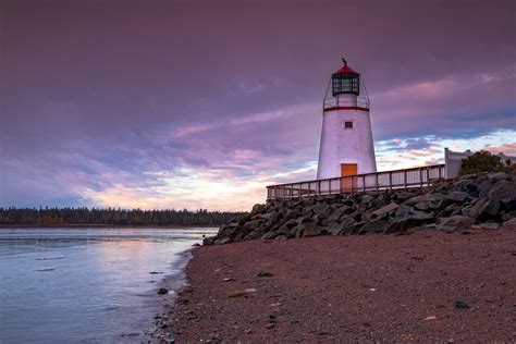 Pendlebury Lighthouse sunrise, St Andrews, New Brunswick, Canada
