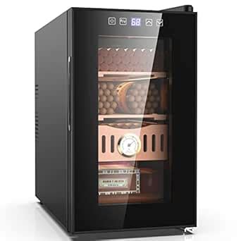 Ecojoy 200 Counts Electric Cooler Cabinet with Spanish Cedar Drawer ...
