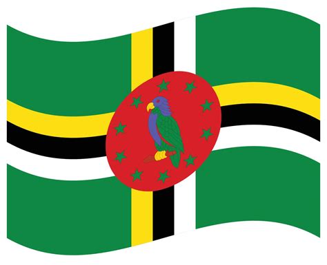 National flag of Dominica - Flat color icon. 16833676 Vector Art at Vecteezy