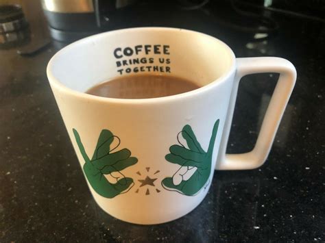 Starbucks ASL (American Sign Language) Coffee Mug -Limited Edition ...