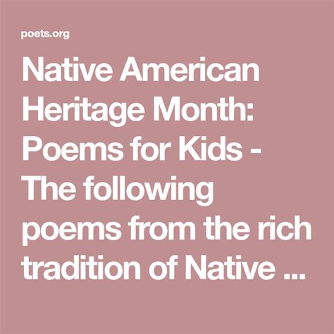 Native American Poetry Contemporary Voices