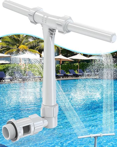 Amazon.com: Poolhacker Pool Fountain - Dual Spray Water Fountains for ...