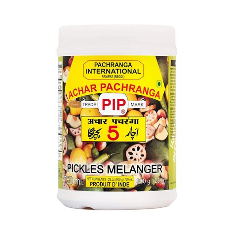PACHRANGA International PIP Mixed Pickle- 800gm : Amazon.in: Grocery ...