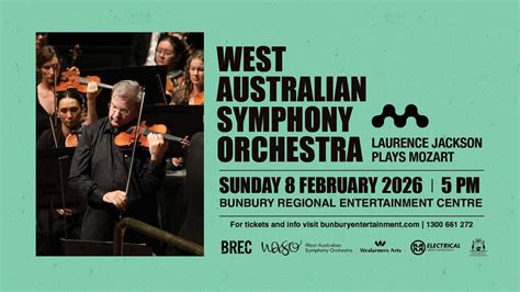 BREC Presents West Australian Symphony Orchestra | Laurence Jackson ...