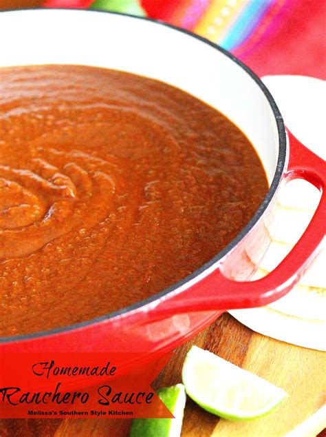 Homemade Ranchero Sauce - melissassouthernstylekitchen.com | Mexican ...