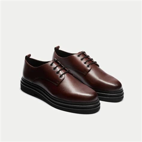 Walk London Brooklyn Derby Shoe - Brown Leather - Official Site