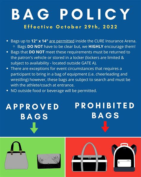 Arena Policies | CURE Insurance Arena
