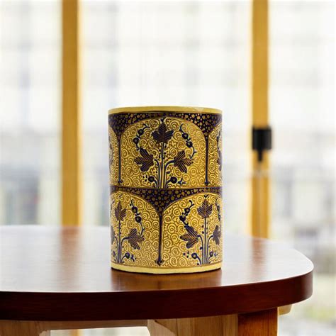 Kashmiri Papier Mache handmade Pen stand – Natriel