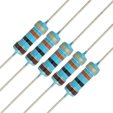 INVENTO 10K Ohm Carbon Film Resistor 1/4 W Resistance 0.25 Watt 250mW ...