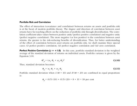 Portfolio Risk and Correlation - Financial Management - Studocu