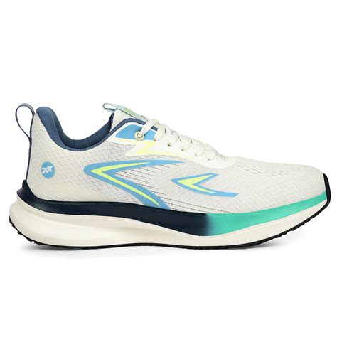 Buy Leap7x White Sports Lacing Running Shoes For Men BELARUS-1 By Liberty