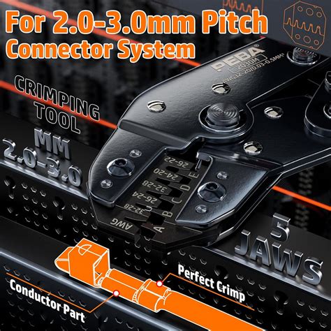 PEBA Micro Connector Pin Crimping Tool Kit, 28 Types India | Ubuy
