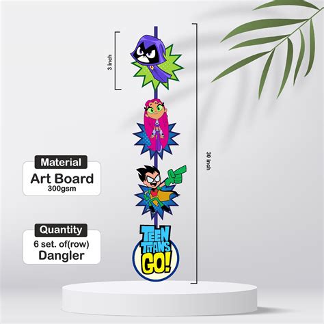 Teen Titans Theme Classic Danglers – BluParty