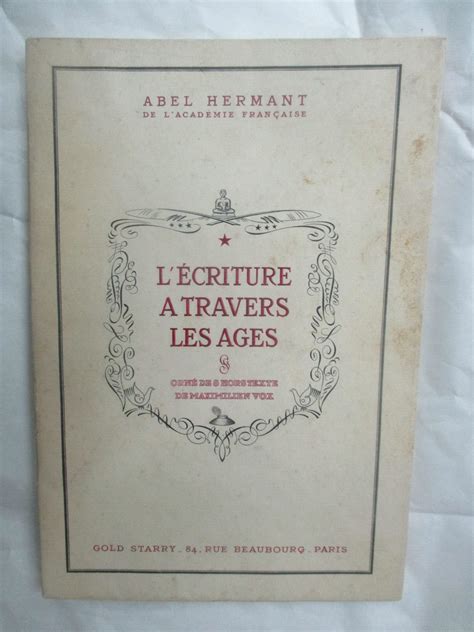 Abel Hermant Writing Through the | Ubuy India
