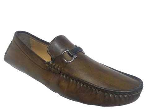 Lee Vuitton Brand Men's C-25 Slipons Casual Loafer Shoes (Tabacco ...
