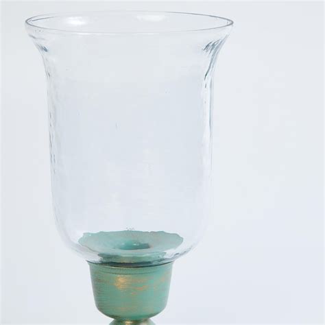 Buy Fiesta Hurricane Candle Holder with Metal Base from Home Centre at ...