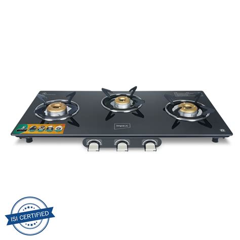 Impex AIRA 3B Frameless Glass top Gas Stove – Impex Webstore
