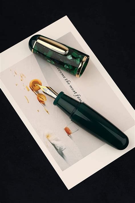 Moonman Majohn Q1 Fountain Pen Mini Green Eyedropper – The Pen World