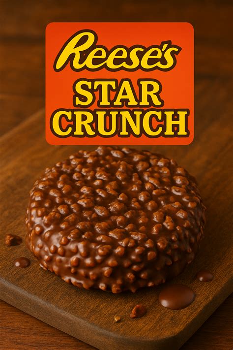 ⭐🍫 Reese’s Star Crunch — A Peanut-Butter Chocolate Glow-Up on a ...