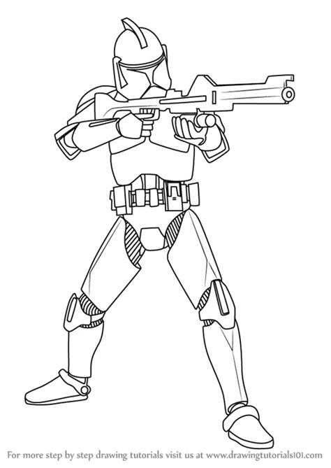 Image result for +Clone War Trooper Drawing Tutorial