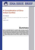 A Consideration of Sino-Indian Conflict | Manohar Parrikar Institute ...