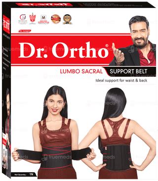 Dr Ortho Lumbo Sacral Support Xxl Black Belt 1 - Uses, Side Effects ...