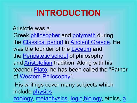 Aristotle | PPTX