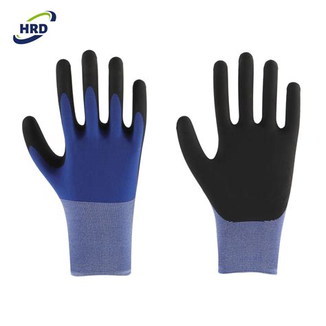 Factory Price NBR Micro Foam Nitrile Coated 18 Gauge Nylon Knitted ...