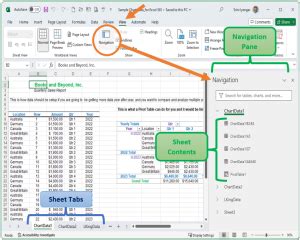 Image result for Excel Interface and Navigation