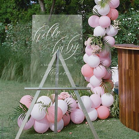 Customizable Baby Shower Sign at Robbin Carpenter blog