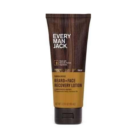Every Man Jack Beard + Face Lotion Sandalwood -- 3.2 fl oz - Vitacost