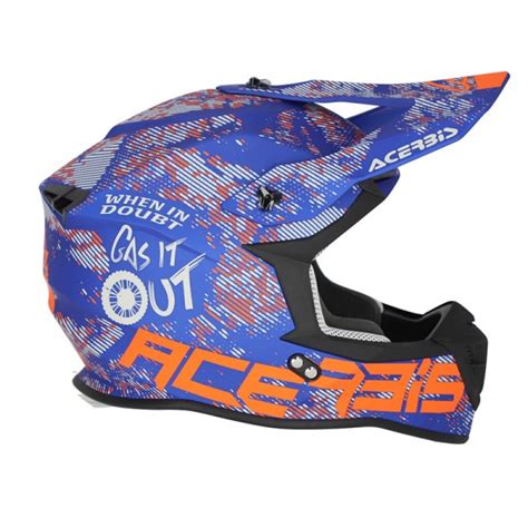 Acerbis Linear 2206 Grey Blue Helmet