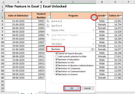 How to Filter in Excel When There Is Space 的图像结果
