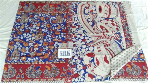 Muticolor Printed Silk Kalamkari Saree-KALAMKARI-0100 – Fashionous