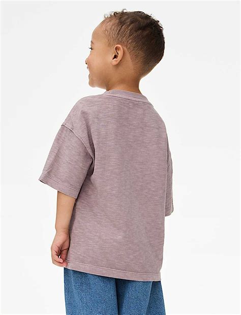 Buy Pure Cotton Graphic T-Shirt (2-16 Yrs) at Marks & Spencer
